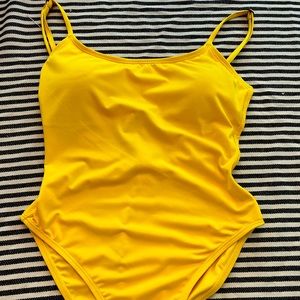 New Andie Laguna one piece yellow swimsuit